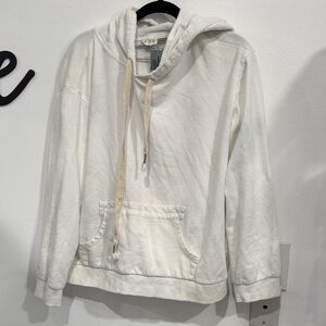 POL Cream Hooded Pullover